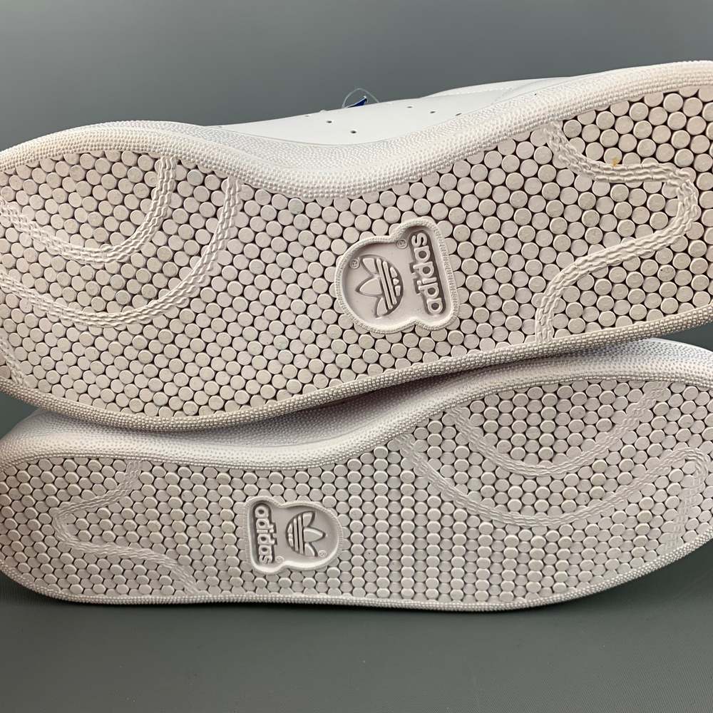 ADIDAS x STAN SMITH White Leather Lace Up Sneakers - Picture 8 of 9